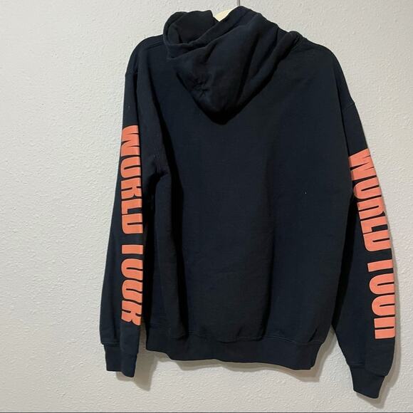 Justin Bieber Black Purpose The World Tour Hoodie Sweatshirt Womens M Hooded - Picture 5 of 8